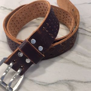 Leather belt size 35” unisex